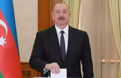 Azerbaijan's incumbent president Aliyev wins fifth term