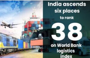 India ranks 38 out of 139 countries on World Bank's Logistics Performance Index Report 2023