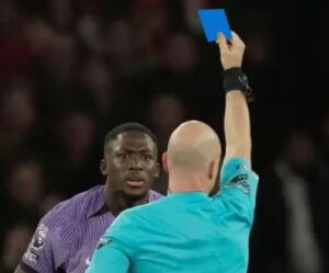 Blue cards to be introduced for football sin-bin trials 