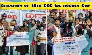 Drass Warriors clinch victory in 15th CEC Ice Hockey Cup Championship