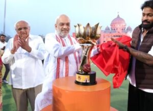 Union Home Minister Amit Shah inaugurated the Gandhinagar Premier League