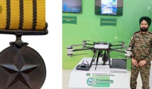 Havildar Varinder Singh awarded Vishisht Seva Medal for innovative octocopter development