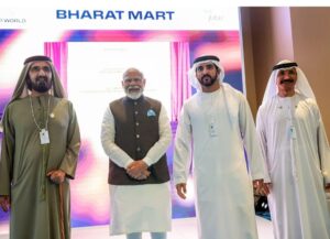 Modi lays foundation stone of 100,000sqm Bharat Mart in Dubai to boost exports