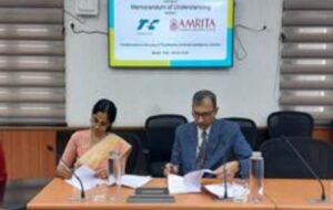Telecommunication Engineering Centre and AMRITA UNIVERSITY sign MoU for collaboration in the area of trustworthy and responsible artificial intelligence systems