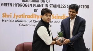 Scindia unveils India's first green hydrogen plant in stainless steel sector