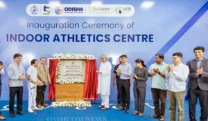 Odisha CM Naveen Patnaik inaugurates India’s first Indoor Athletics and Aquatic Center at Kalinga Stadium