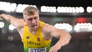 Lithuanian discus thrower Mykolas Alekna breaks longest standing men’s track and field world record