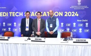 Secretary, Department of Pharmaceuticals launches the MEDITECH STACKATHON 2024 in collaboration with CII at New Delhi