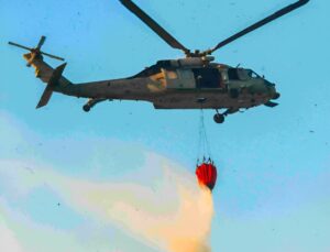 Indian Air Force conducts Bambi Bucket Operations to Combat Forest Fires in Uttarakhand