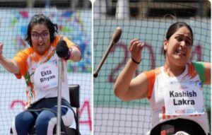 Ekta Bhyan Secures Gold Medal In Women’ F51 Club Throw Competition At World Para Athletic C’ships