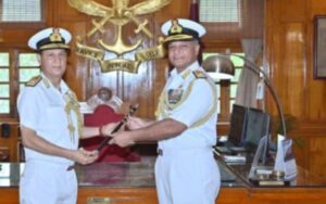 Vice Admiral Gurcharan Singh Takes Command Of NDA