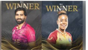 Matthews and Waseem named ICC Players of the month for April