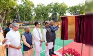 Vice President Dhankhar inaugurates 'Prerna Sthal' in Parliament complex